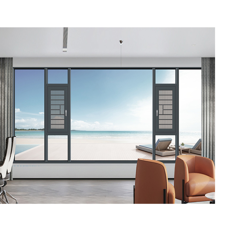 Aluminum window with broken bridge。