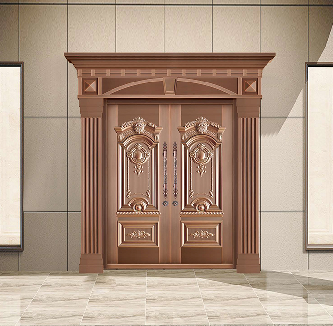 Copper door