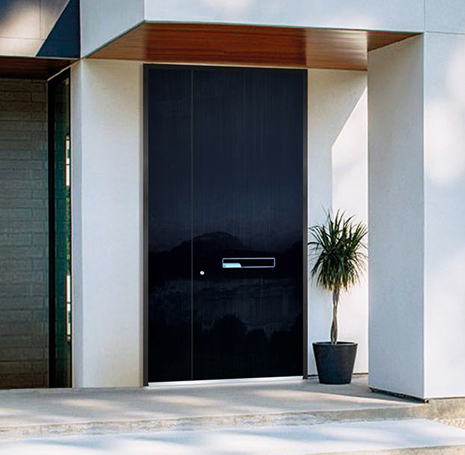 Intelligent entrance door
