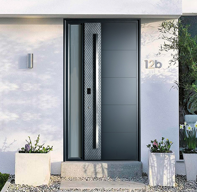 Intelligent entrance door