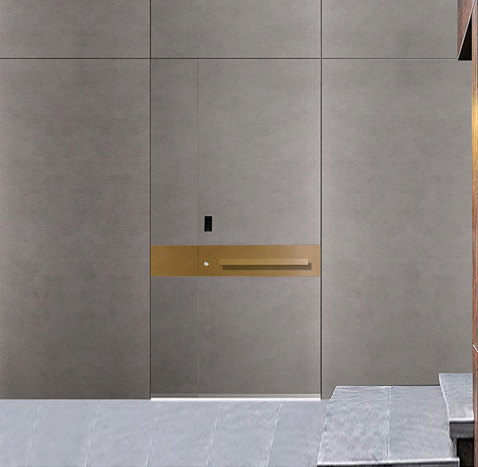 Intelligent entrance door