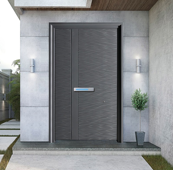 Intelligent entrance door