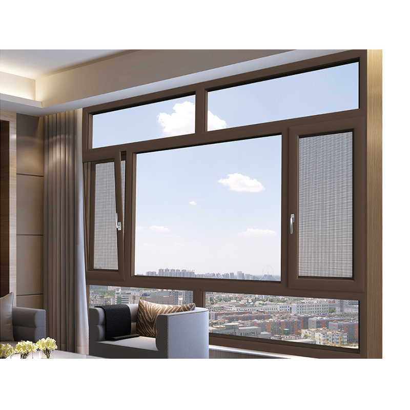  Алюминиевое окно со сломанным мостом 